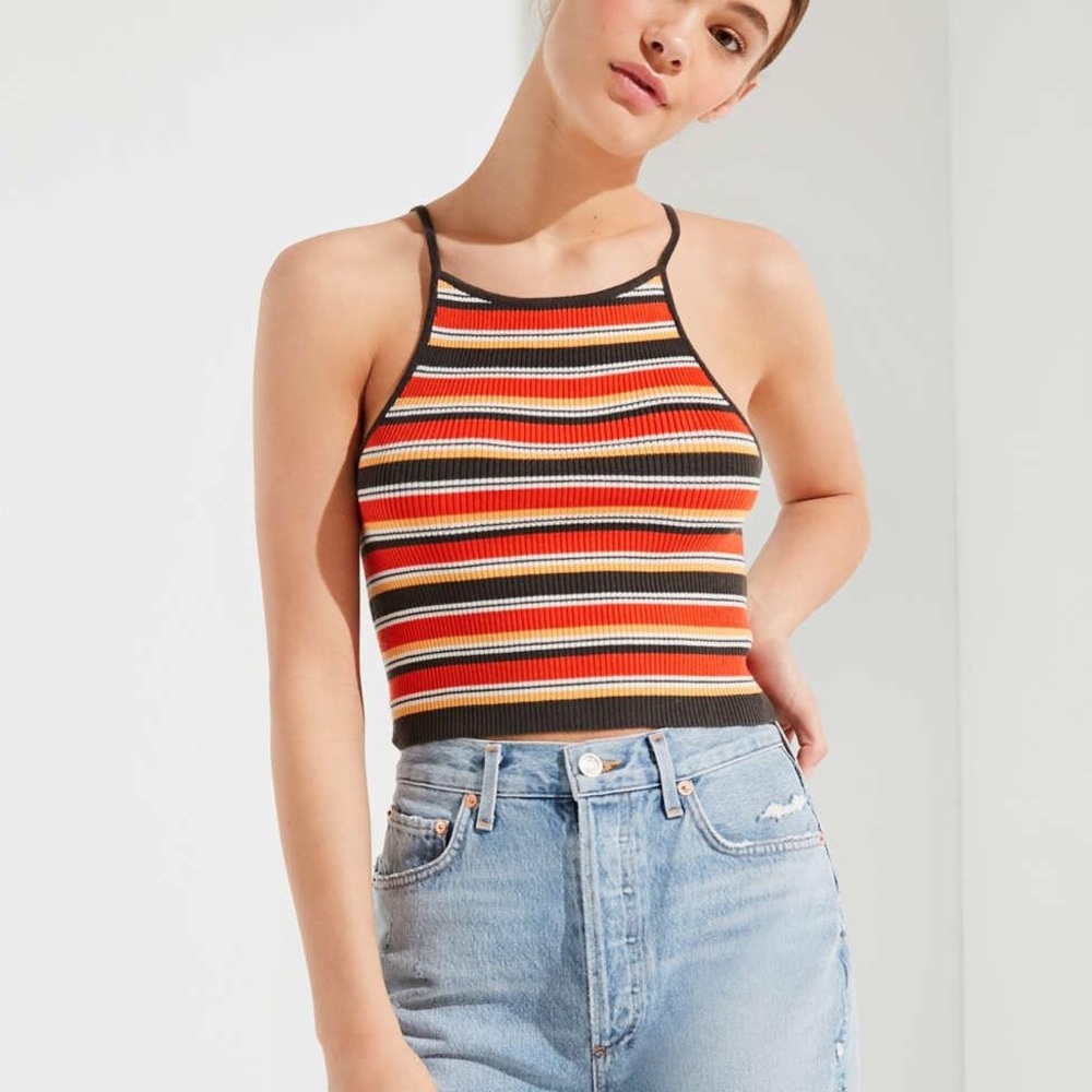 Uo Ribbed Cropped Cami - image 4